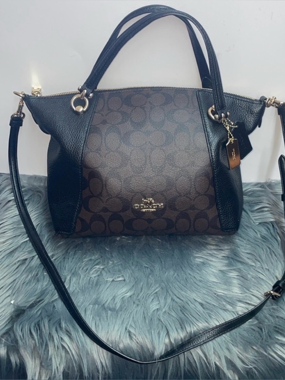 Coach ‘Kacey’ Signature Satchel